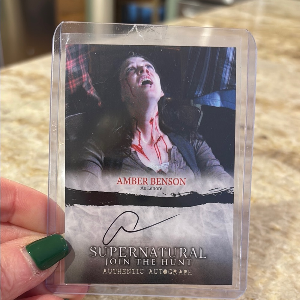 Amber Benson Autograph Card